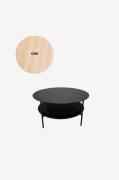 Håum - Coffee Table Ø80 Cm Brooklyn - Natur - Soffbord - Från Homeroom