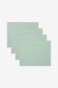 Linum - Bordstabletter Uni 4-pack - Grön - Löpare & tabletter - Från H...