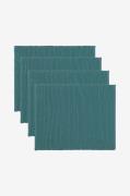 Linum - Bordstabletter Uni 4-pack - Blå - Löpare & tabletter - Från Ho...