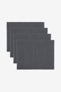 Linum - Bordstabletter Uni 4-pack - Grå - Löpare & tabletter - Från Ho...