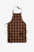 Midnatt - Förkläde Gingham - Brun - Förkläden - Från Homeroom