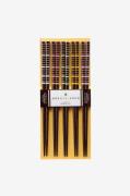 Kawai - Ätpinnar Kawai 5-pack Cocoa - Brun - Bestick - Från Homeroom