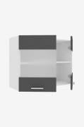 VCM - Väggskåp Esilo 2 Glass Doors - Flerfärgad - Hyllor & förvaring -...