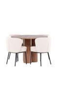 Venture Home - Olivia matbord med Agnes matstol - Vit - Matgrupper - F...
