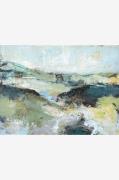 Malerifabrikken - Green Mountain / Blandad målning / 120 X 90 cm - Grö...