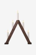 Star Trading - Ljusstake Albo liten 41cm - Brun - Adventsljusstakar - ...