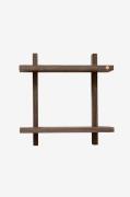 Andersen - Treat Hylla Dubbel - Liten 34x12xH34cm - Brun - Hyllor - Fr...