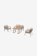 Hanah Home - Lounge-set Parma - Beige - Loungemöbler - Från Homeroom
