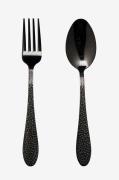 Vargen & Thor - Dessertbestick Frost 8 delar - Svart - Bestick - Från ...