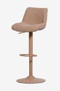 WOOOD - Marten Höj- och sänkbar barstol - Beige - Barstolar & pallar -...