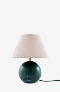 Globen Lighting - Bordslampa Castello 24 Mörkgrön marmor/beige - Grön ...
