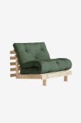 Karup - Loungestol Roots 90 Rå Bas - Grön - Fåtöljer - Från Homeroom