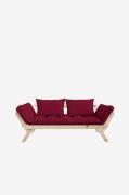 Karup - Lounge-bäddsoffa Bebop Natur Bas - Röd - Bäddsoffor - Från Hom...