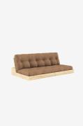Karup - Base Bäddsoffa Tre sittplatser - Brun - Bäddsoffor - Från Home...
