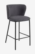 Kave Home - Barstol - ciselia 2-pack - Grå - Barstolar & pallar - Från...