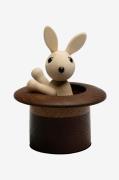 Spring Copenhagen - Trädekoration The Magic Hat Kanin 9,5 cm - Natur -...