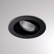 Molto Luce Kalio LED-inbyggnadslampa rund 2 700 K 24° svart