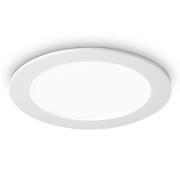 Ideallux LED-takinbyggnadslampa Groove rund 3 000 K 22,7 cm