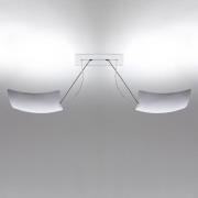 Ingo Maurer 2x18x18 LED-taklampa, 2 lampor