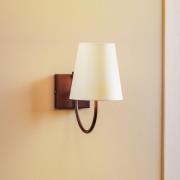 Lamkur Vägglampa Paro med textilskärm