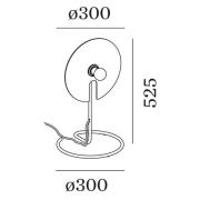 Wever & Ducré Lighting WEVER &amp; DUCRÉ Mirro bordslampa 1.0 svart/gu...