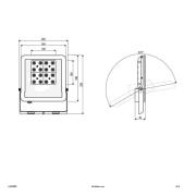 EVN Panthera utomhus LED-spot IP65 30 W 3 000 K