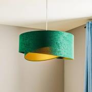 Maco Design Hänglampa Vivien, tvåfärgad, grön/guld