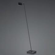 HELL LED-golvlampa Tim, CCT, svart