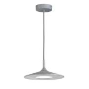 Schöner Wohnen Slim LED-hänglampa, betongfärgad