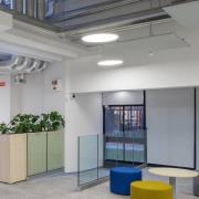Performance in Lighting LED-hänglampa FL Round 555 PL OP DALI 840