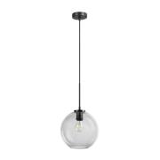 Dyberg Larsen Loop hängande lampa 25 cm rök/svart