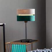 Euluna Bordslampa Golden Duo grå/grön/guld Höjd 50 cm