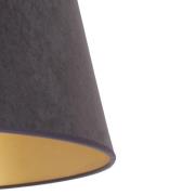 Duolla Lampskärm Cone höjd 18 cm, grafit/guld