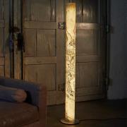 LeuchtNatur Columna Vit pärla stål