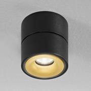 Egger Licht Egger Clippo S LED-takspotlight, svart-guld