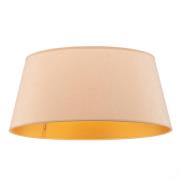 Duolla Lampskärm Cone höjd 22,5 cm, ecru/guld