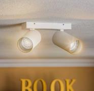 Nowodvorski Lighting Takspotlight Mono II vit/inre guld 2 lampor