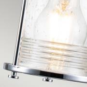 KICHLER Vägglampa till bad Ashland Bay, 3 lampor, krom