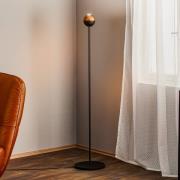 HELAM Midnight golvlampa i svart med LED-lampa