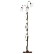 ONLI Golvlampa Sonia Florentiner, 3 lampor brons