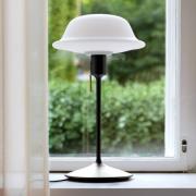 UMAGE Butler bordslampa glasskärm, svart fot