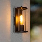 Lucide Sligo utomhusvägglampa, svart, höjd 27,8 cm, IP54