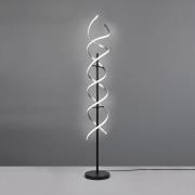 Trio Lighting LED-golvlampa Sequence, dimbar, CCT, aluminium