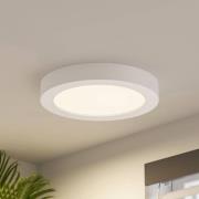 Prios LED-taklampa Edwina, vit, 25 cm, set om 10 st
