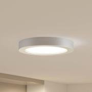 Prios LED-taklampa Edwina, silver, 25 cm, set om 10