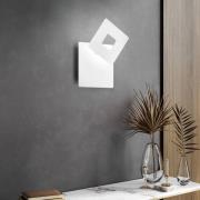 FISCHER & HONSEL LED-vägglampa Hennes, bredd 18 cm, vit