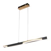 FISCHER & HONSEL LED-hänglampa Bridge Fjärrkontroll dimbar CCT svart