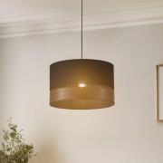 Euluna Levo hänglampa, Ø40 cm mörk ek/svart