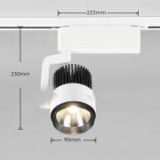 Trio Lighting LED-spotlight Radiator DUOline, CCT, vit matt