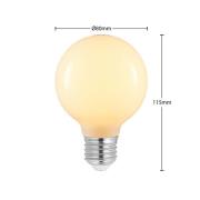 Arcchio LED-lampa E27 4W G80 2 700 K dimbar opal 3-pack